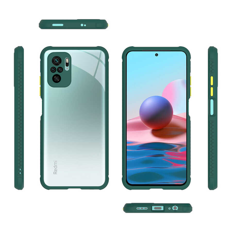 Xiaomi Redmi Note 10 Uyumlu Kılıf ​​Zore Kaff Kapak - 7