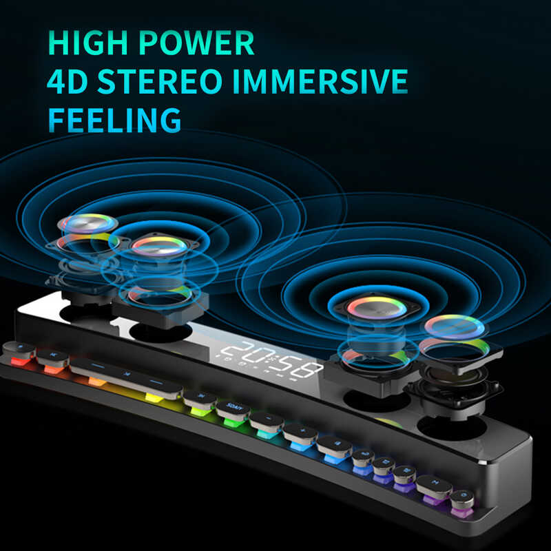 Soaiy SH39 Gaming Bluetooth Speaker Hoparlör - 5
