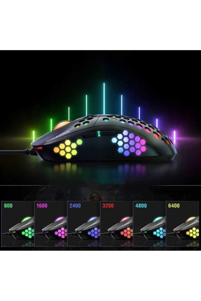 Zore Onikuma CW903 RGB Oyuncu Mouse