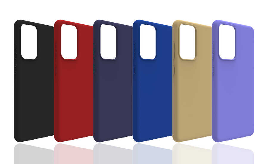 Reeder P13 Blue 2022 Uyumlu Kılıf Zore Biye Silikon - 1