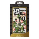 Apple iPhone 12 Uyumlu Kılıf Kajsa Floral Kapak - 5
