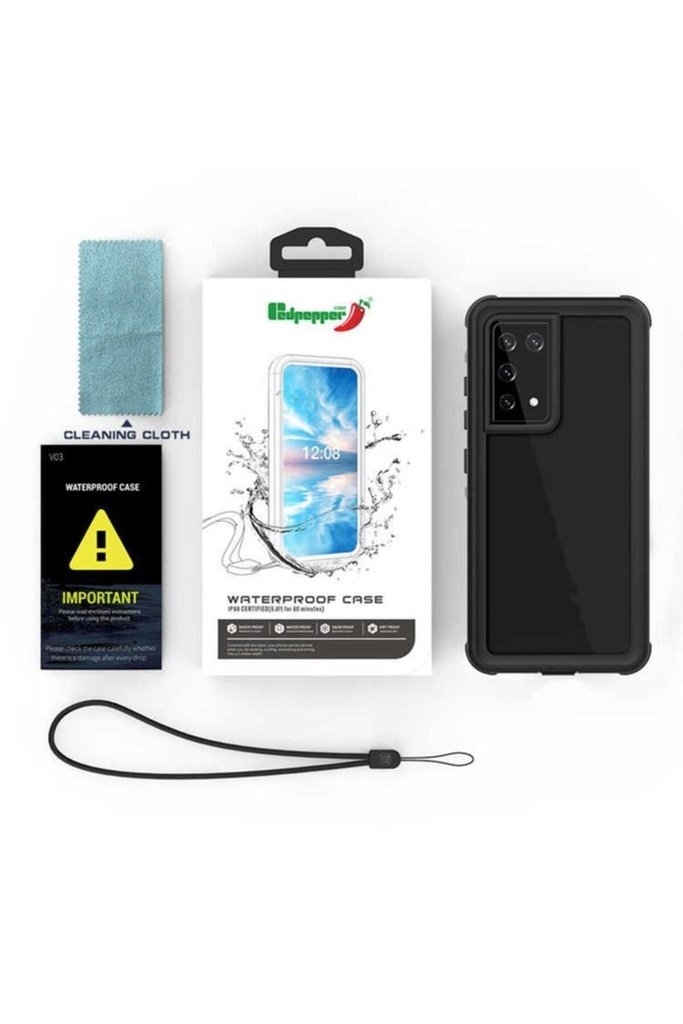 Samsung Galaxy S21 Ultra Uyumlu Kılıf 1-1 Su Geçirmez Kılıf