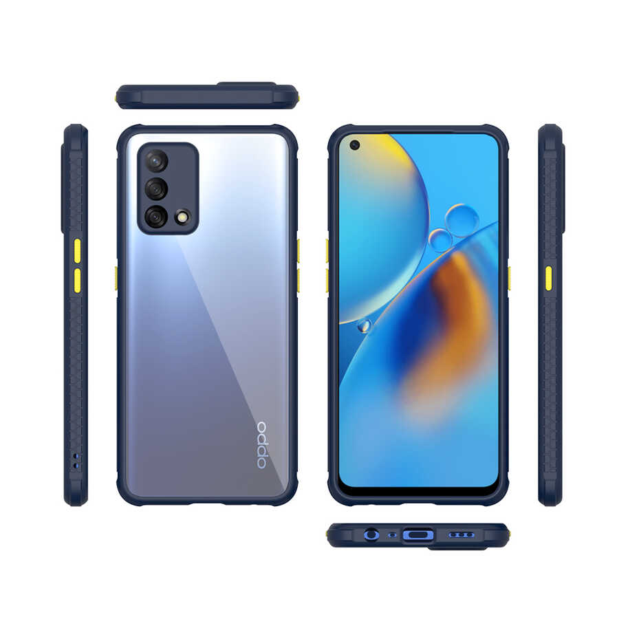 Oppo A74 4G Uyumlu Kılıf ​​Zore Kaff Kapak - 6