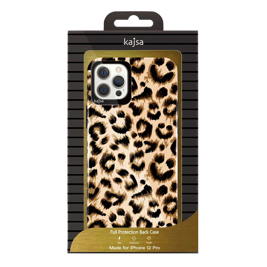 Apple iPhone 12 Pro Max Uyumlu Kılıf Kajsa Wild Kapak - 1