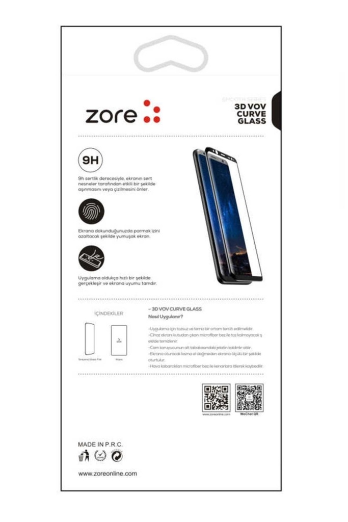 Samsung Galaxy Z Fold 3 Uyumlu Zore 3D Vov Curve Glass Ekran Koruyucu