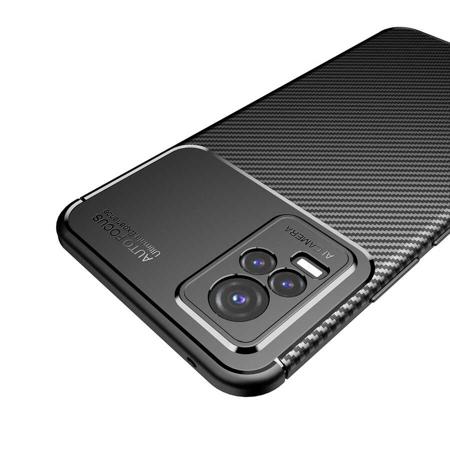 Vivo V21E Uyumlu Kılıf Zore Negro Silikon Kapak - 5