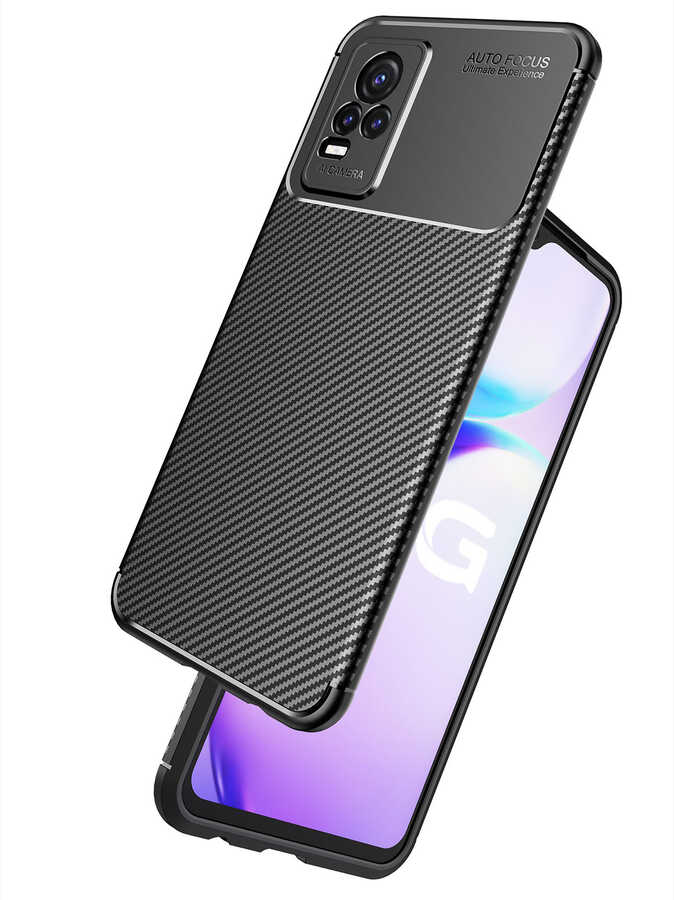 Vivo V21E Uyumlu Kılıf Zore Negro Silikon Kapak - 8