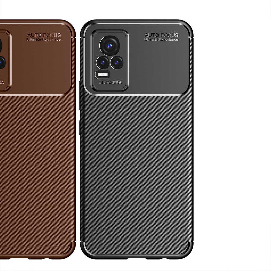 Vivo V21E Uyumlu Kılıf Zore Negro Silikon Kapak - 9