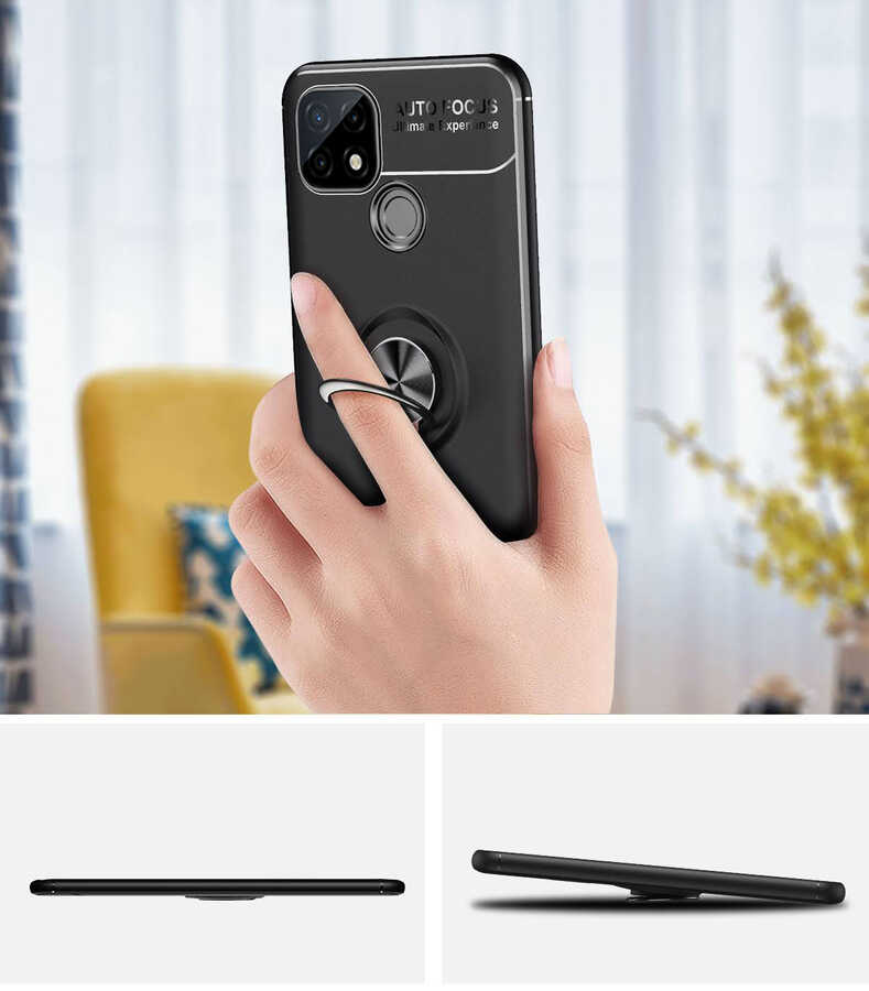 Realme C25 Uyumlu Kılıf Zore Ravel Silikon Kapak - 9