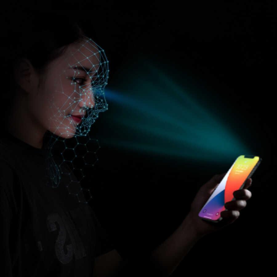 Apple iPhone 13 Pro Uyumlu Wiwu iPrivacy HD Anti-Peep Ekran Koruyucu - 9