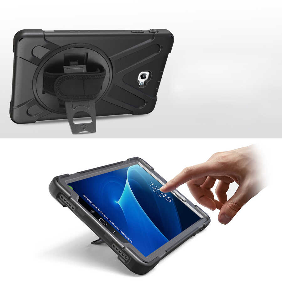 Samsung Galaxy Tab A T580 10.1 Uyumlu Zore Defender Tablet Silikon - 2