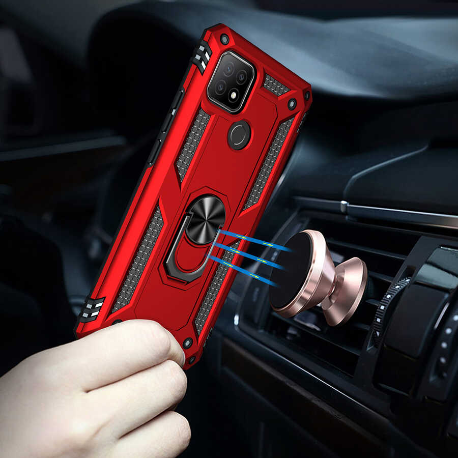Oppo A15S Uyumlu Kılıf Zore Vega Kapak - 6