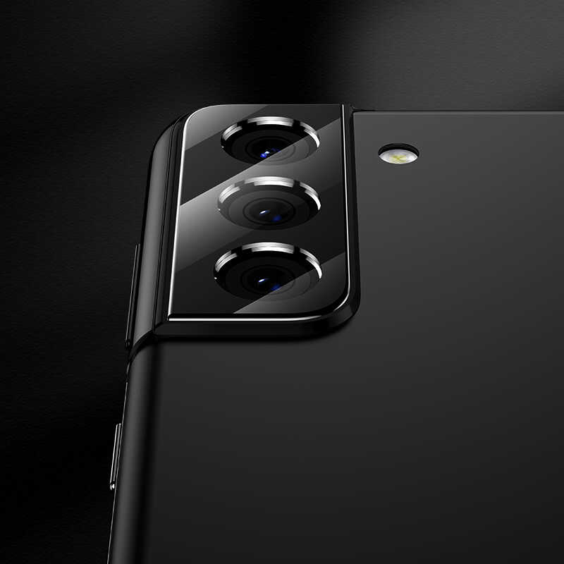 Samsung Galaxy S21 Plus Uyumlu Benks İntegrated Kamera Lens Koruyucu Cam - 4