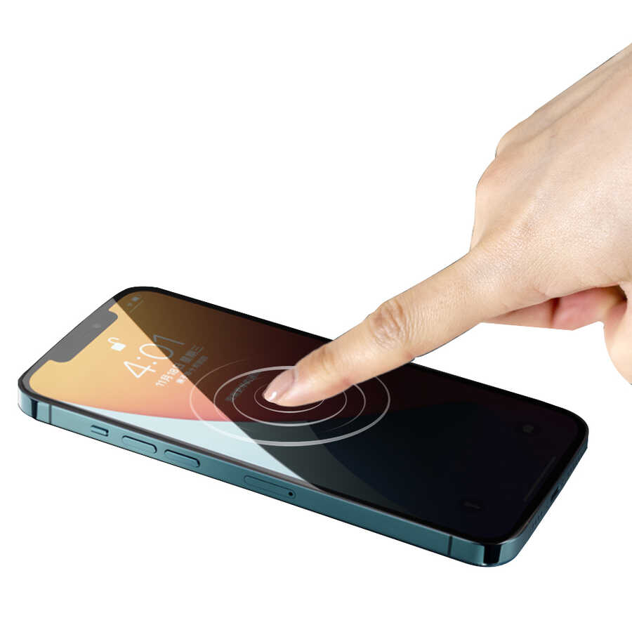 Apple iPhone 13 Uyumlu Wiwu iPrivacy HD Anti-Peep Ekran Koruyucu - 7