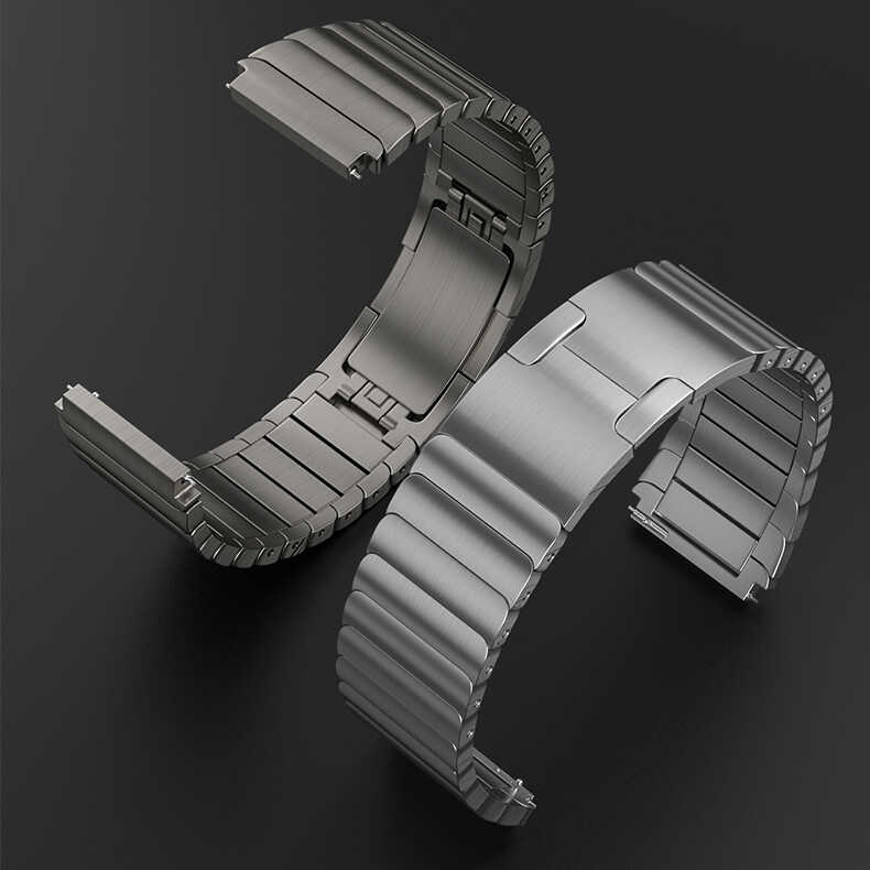 Huawei Honor Magic 2 46mm Uyumlu KRD-35 22mm Metal Kordon - 4