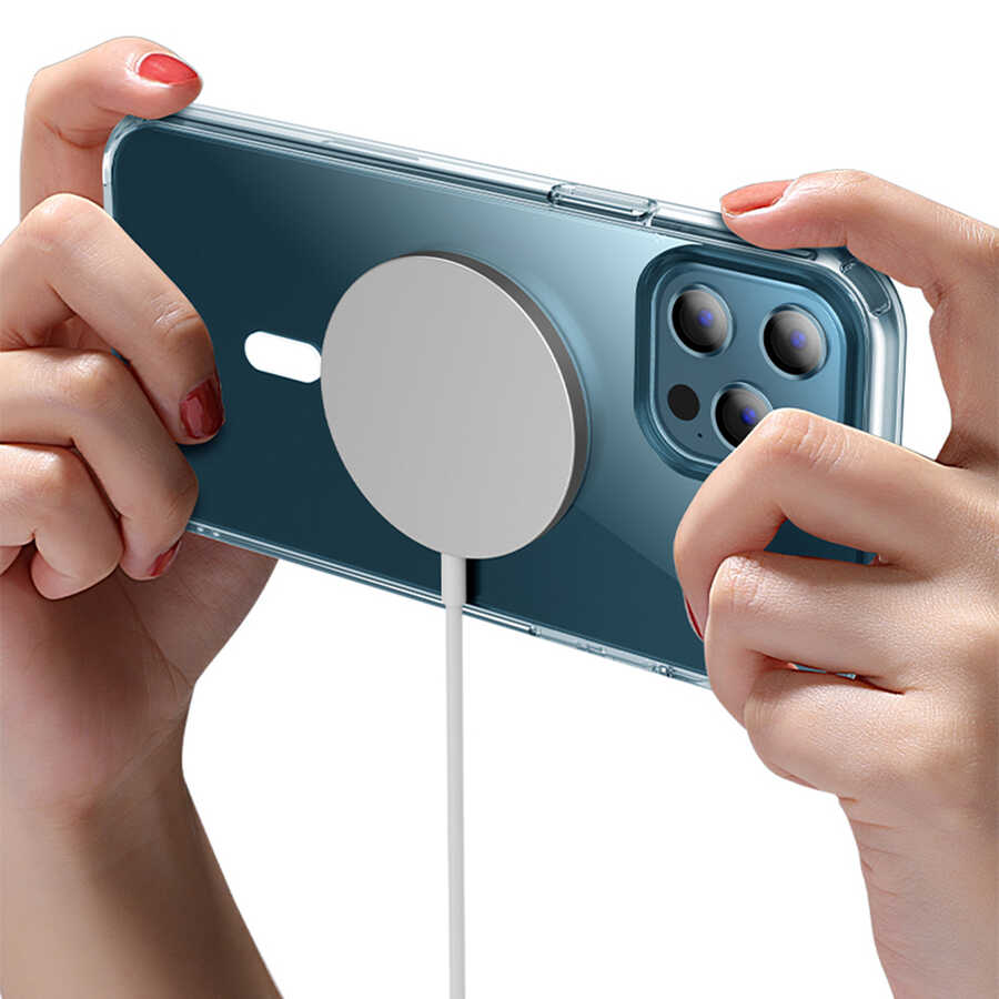 Apple iPhone 13 Pro Max Uyumlu Kılıf Wiwu Magnetic Crystal Kapak - 5