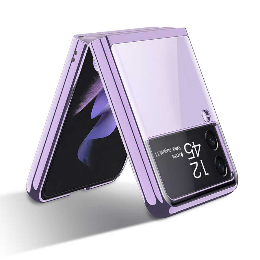 Samsung Galaxy Z Flip 3 Uyumlu Kılıf Zore Kıpta Kapak - 8