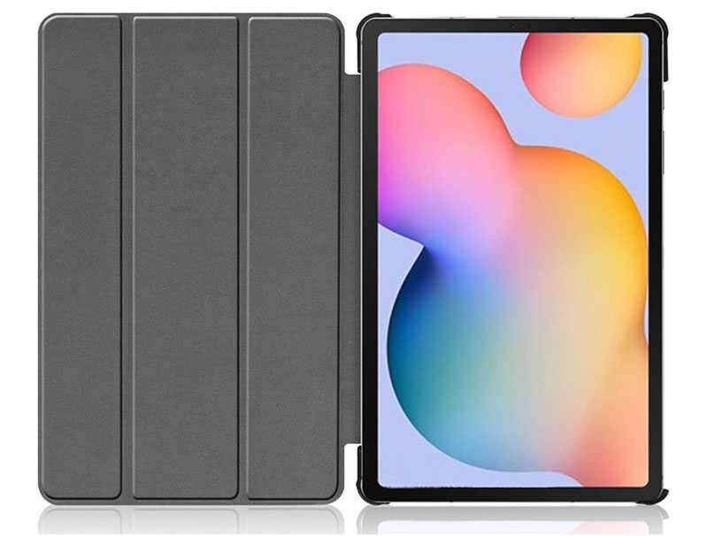 Samsung Galaxy Tab S7 FE LTE Uyumlu (T737-T736-T733-T730) Zore Smart Cover Standlı 1-1 Kılıf - 1