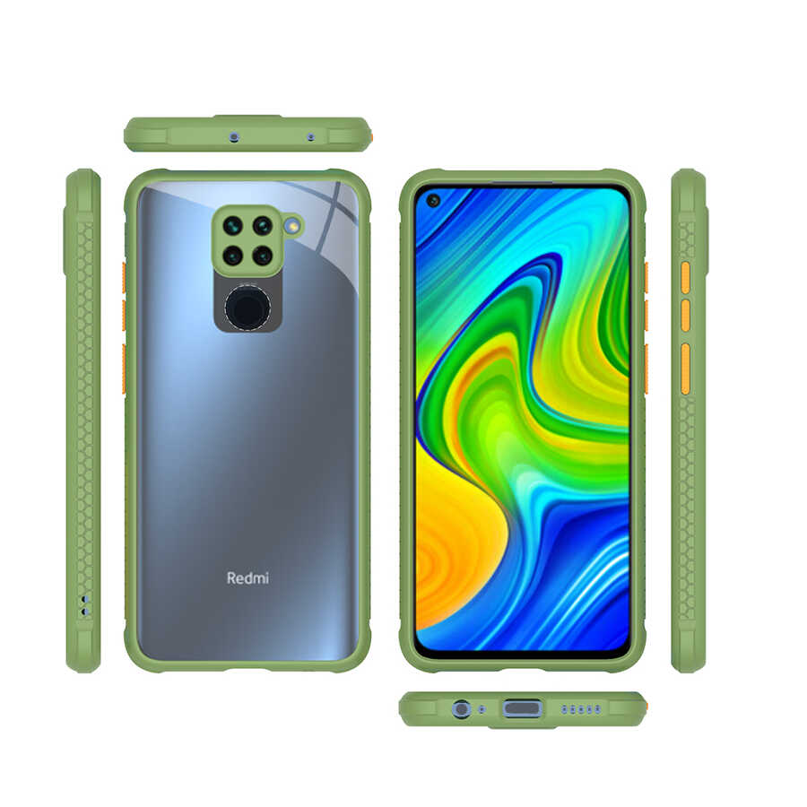 Xiaomi Redmi Note 9 Uyumlu Kılıf ​​Zore Kaff Kapak - 1