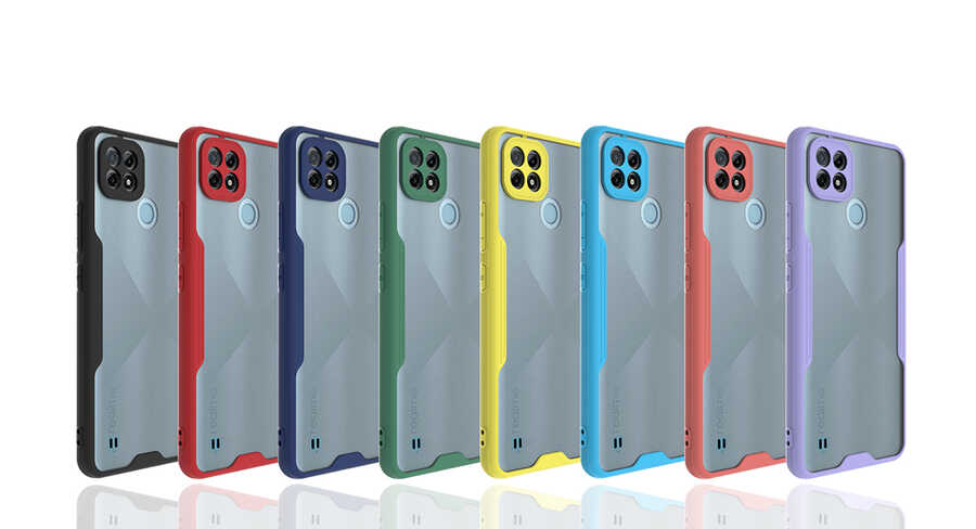 Realme C21 Uyumlu Kılıf Zore Parfe Kapak - 1