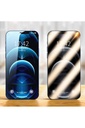 Apple iPhone 13 Uyumlu Zore Fit Hard Mat Privacy Cam Ekran Koruyucu
