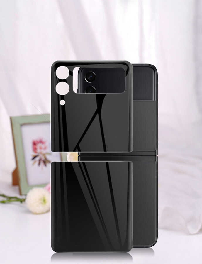 Samsung Galaxy Z Flip 3 Uyumlu Zore 3D Standart 2 in 1 Arka Koruyucu - 2