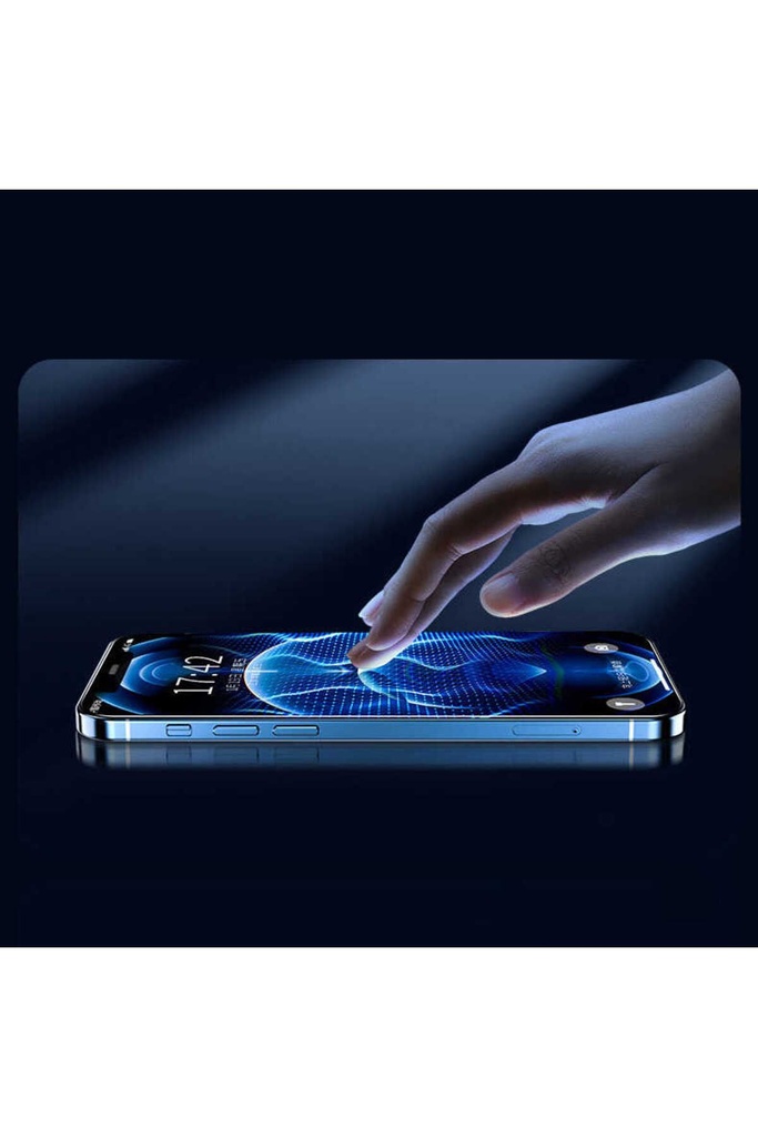 Apple iPhone 12 Pro Max Uyumlu Zore Fit Hard Mat Privacy Cam Ekran Koruyucu