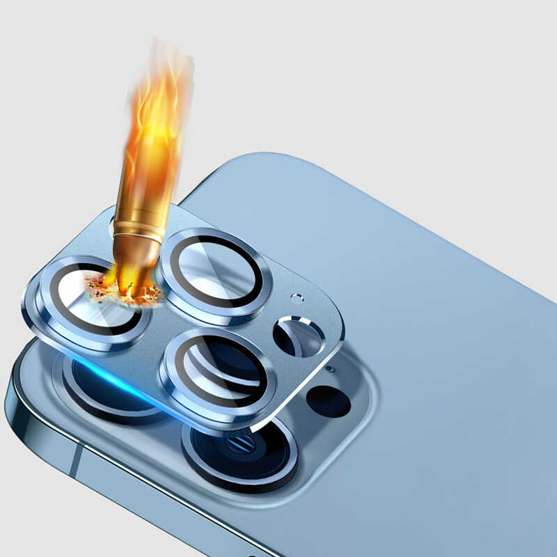 Apple iPhone 13 Uyumlu CL-03 Kamera Lens Koruyucu - 8