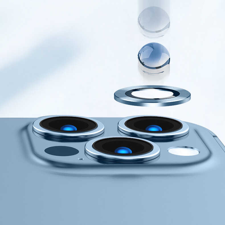 Apple iPhone 13 Mini Uyumlu CL-02 Kamera Lens Koruyucu - 4