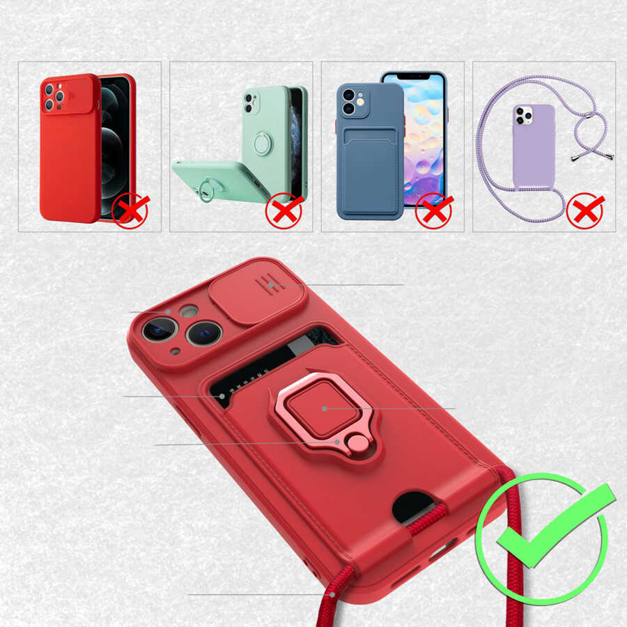 Apple iPhone 13 Uyumlu Kılıf ​Zore Pelit Kapak - 4