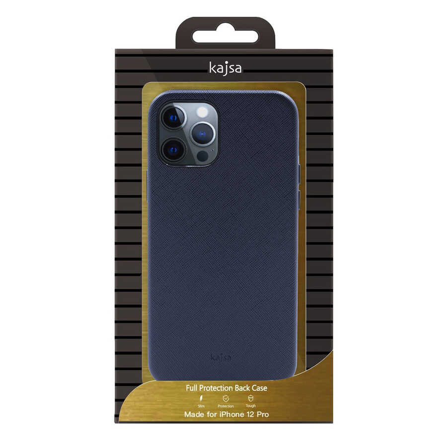 Apple iPhone 12 Pro Max Uyumlu Kılıf ​Kajsa Woven Kapak - 3