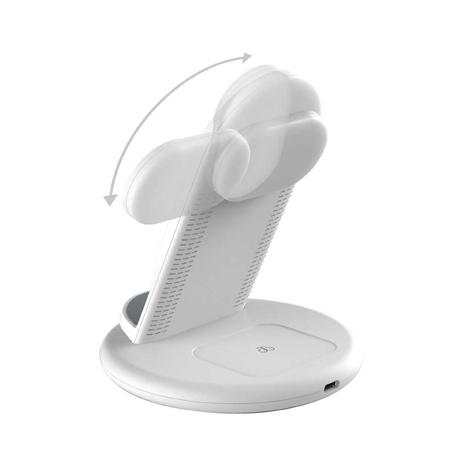 Wiwu Power Air 3 in 1 Kablosuz Şarj Standı - 2