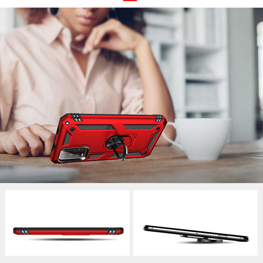 Xiaomi Redmi 9T Uyumlu Kılıf Zore Vega Kapak - 3