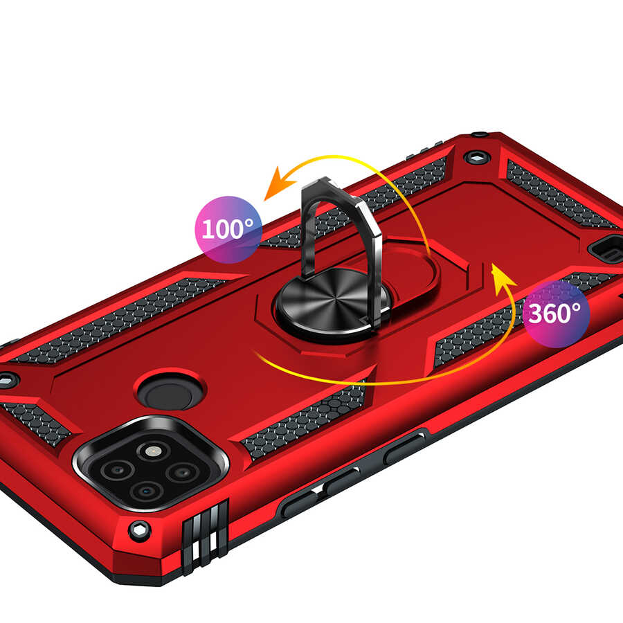 Realme C21 Uyumlu Kılıf Zore Vega Kapak - 1