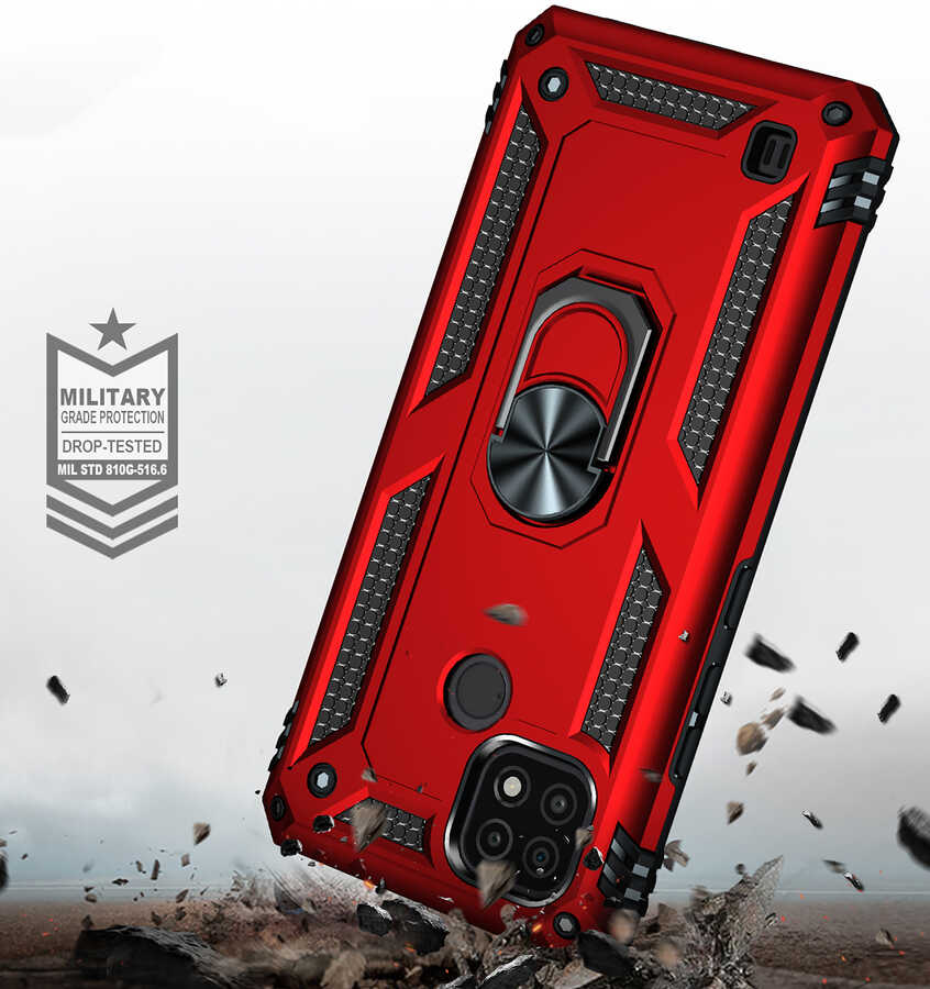 Realme C21 Uyumlu Kılıf Zore Vega Kapak - 8