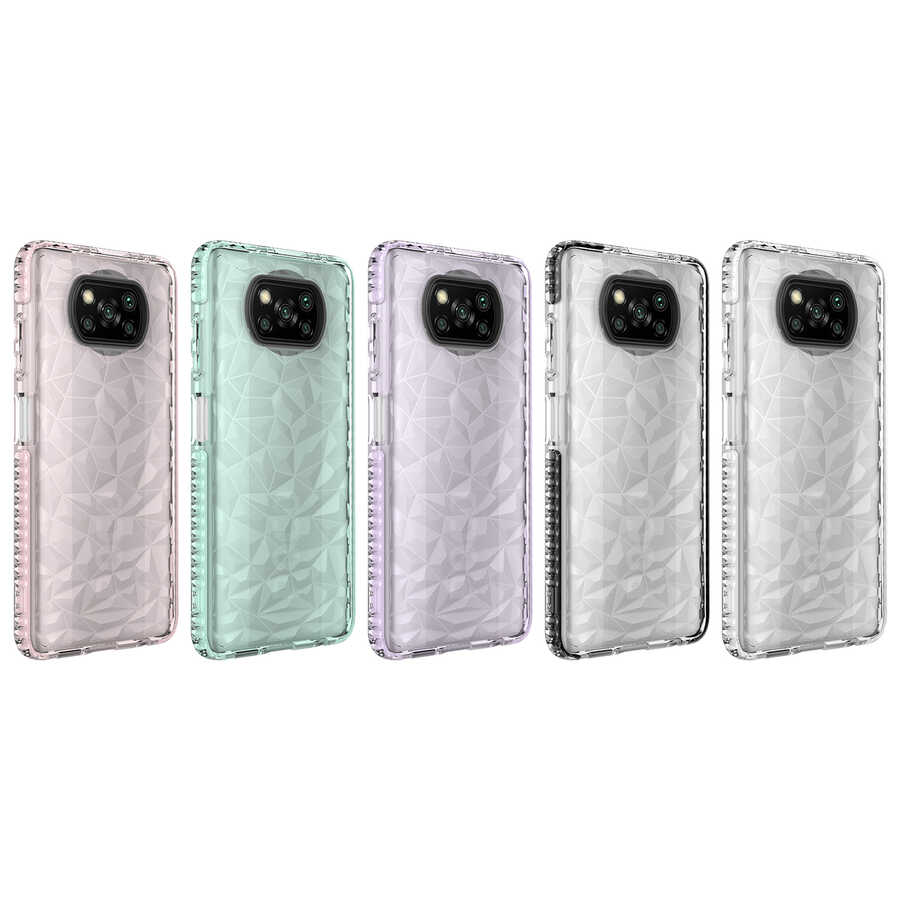 Xiaomi Poco X3 Uyumlu Kılıf Zore Buzz Kapak - 1