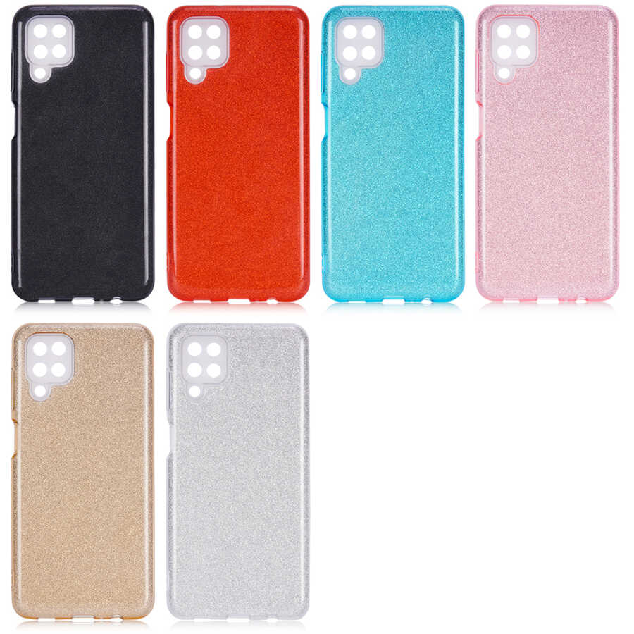 Samsung Galaxy A12 Uyumlu Kılıf Zore Shining Silikon - 1