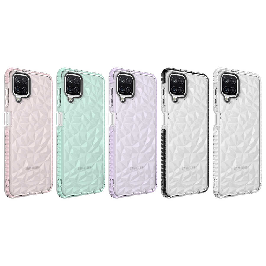 Samsung Galaxy A12 Uyumlu Kılıf Zore Buzz Kapak - 1
