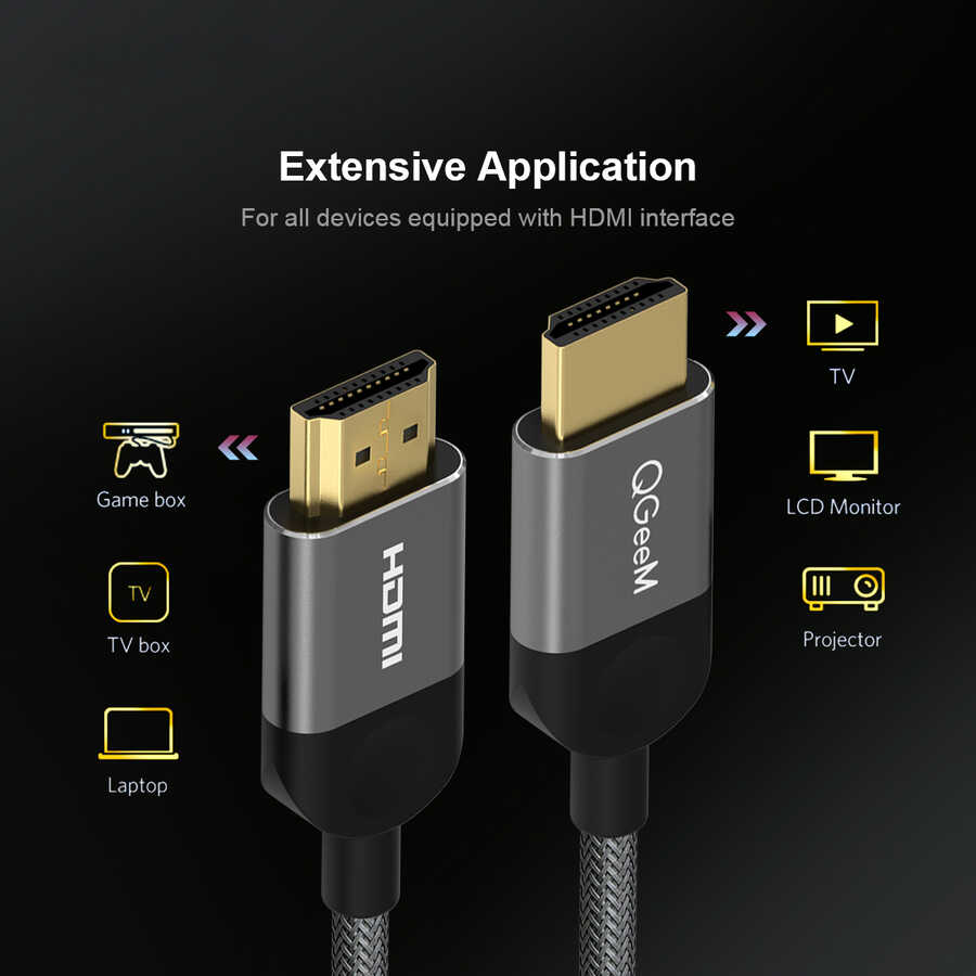 Qgeem QG-AV14 HDMI Kablo 1.5M - 1