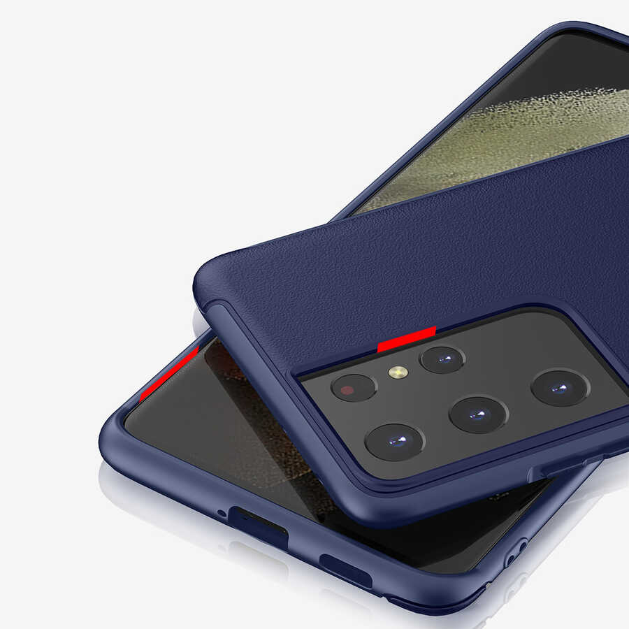 Samsung Galaxy S21 Ultra Uyumlu Kılıf ​​​​​Wiwu Sand Stone Kapak - 5