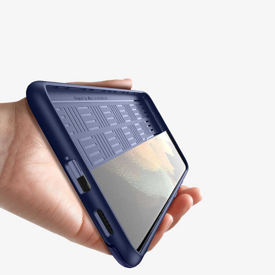 Samsung Galaxy S21 Ultra Uyumlu Kılıf ​​​​​Wiwu Sand Stone Kapak - 6