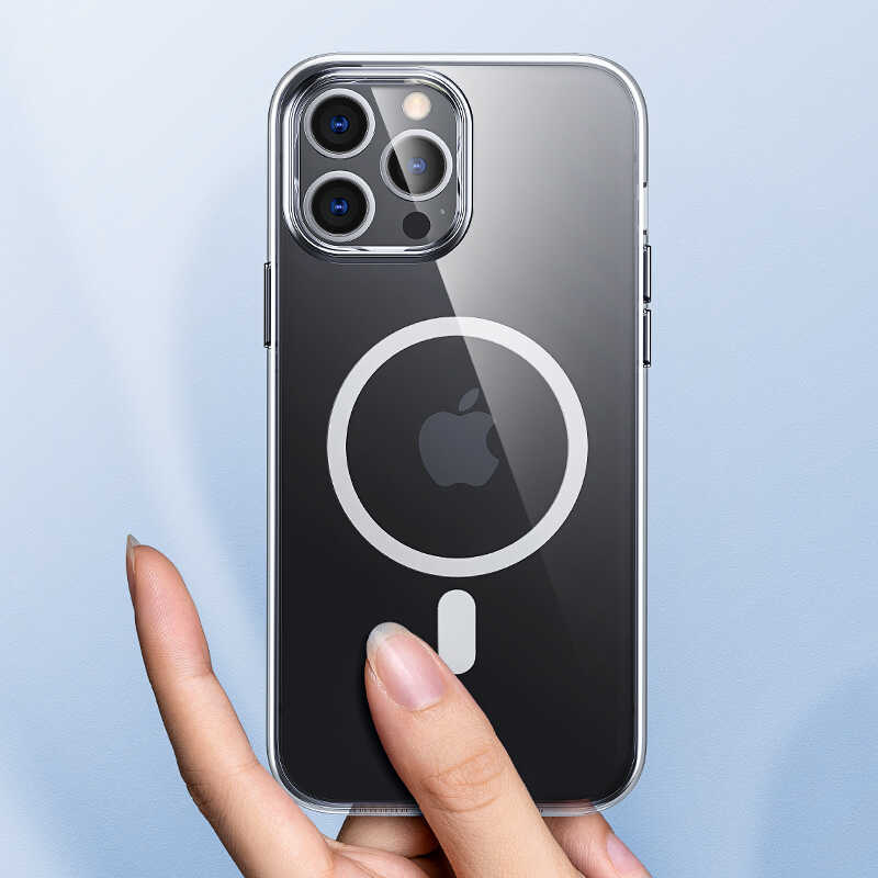 Apple iPhone 13 Uyumlu Kılıf Benks ​​​​​​Crystal Series With Magnetic Clear Kapak - 4
