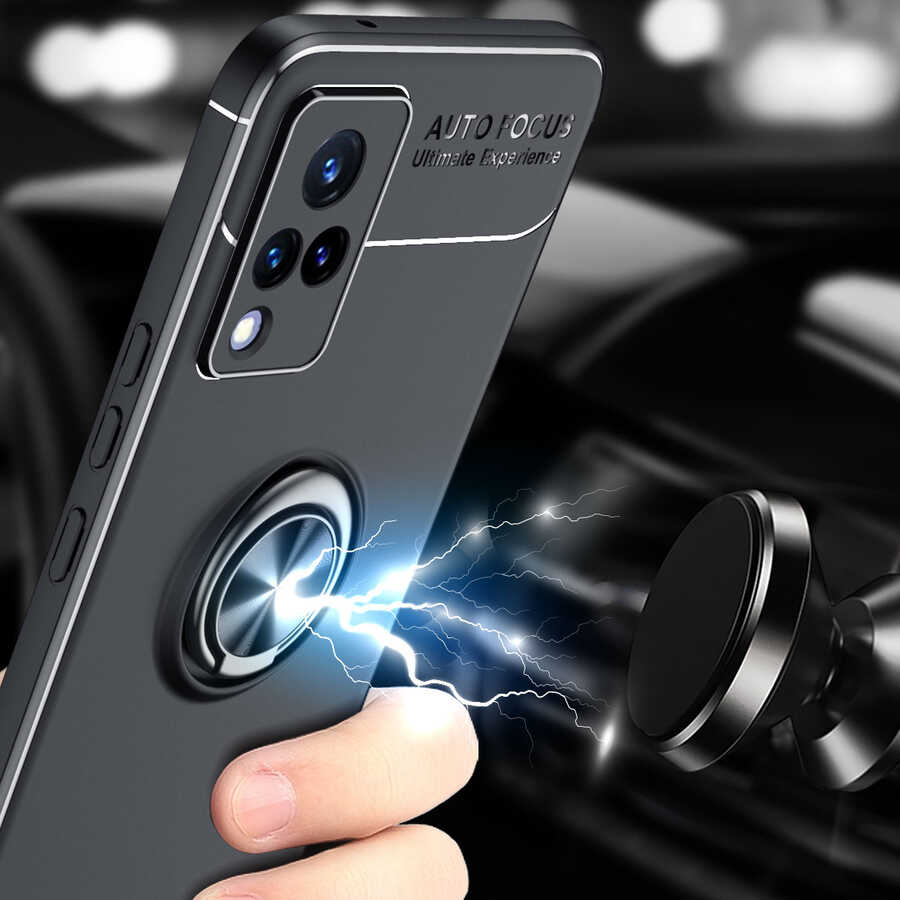 Vivo V21 Uyumlu Kılıf Zore Ravel Silikon Kapak - 6