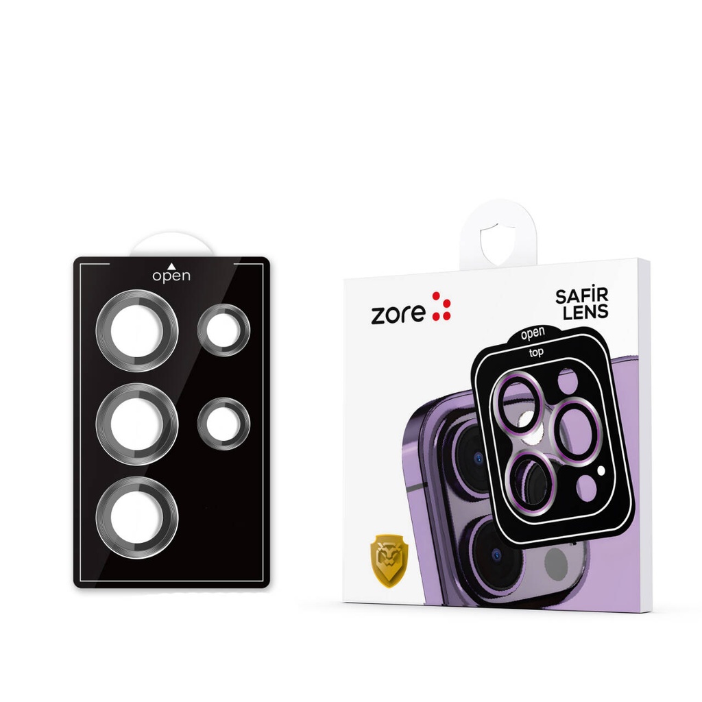 Samsung Galaxy S24 Ultra Uyumlu Zore Kamera Lens Koruyucu Cam Filmi - 6
