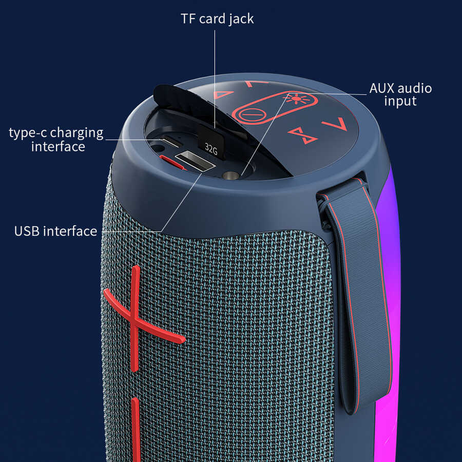 Wiwu P40 Bluetooth Speaker Hoparlör - 9
