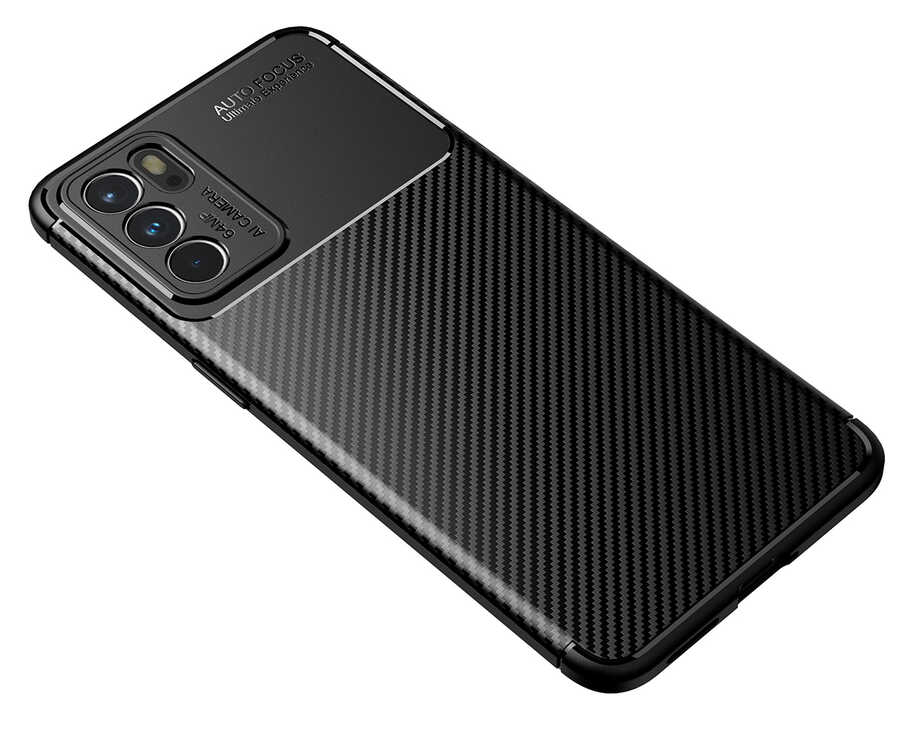 Oppo Reno 6 4G Uyumlu Kılıf Zore Negro Silikon Kapak - 1