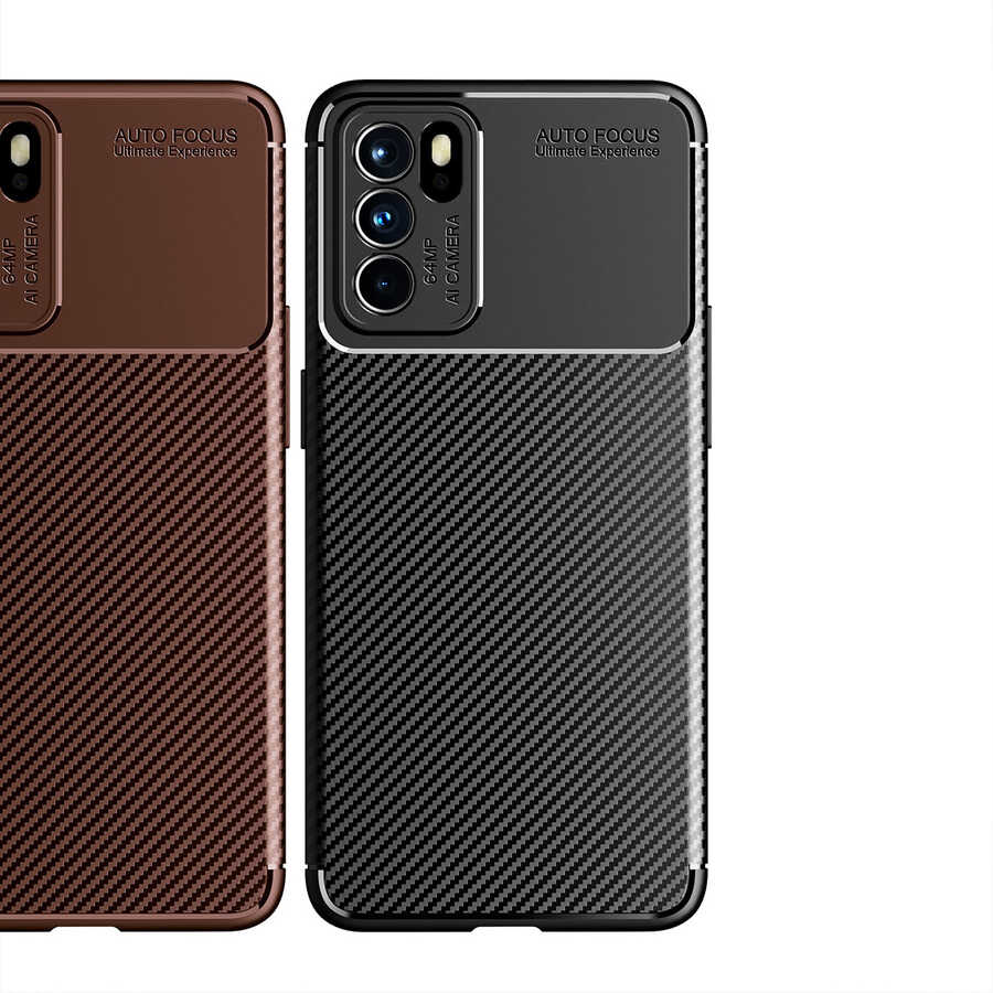 Oppo Reno 6 4G Uyumlu Kılıf Zore Negro Silikon Kapak - 3