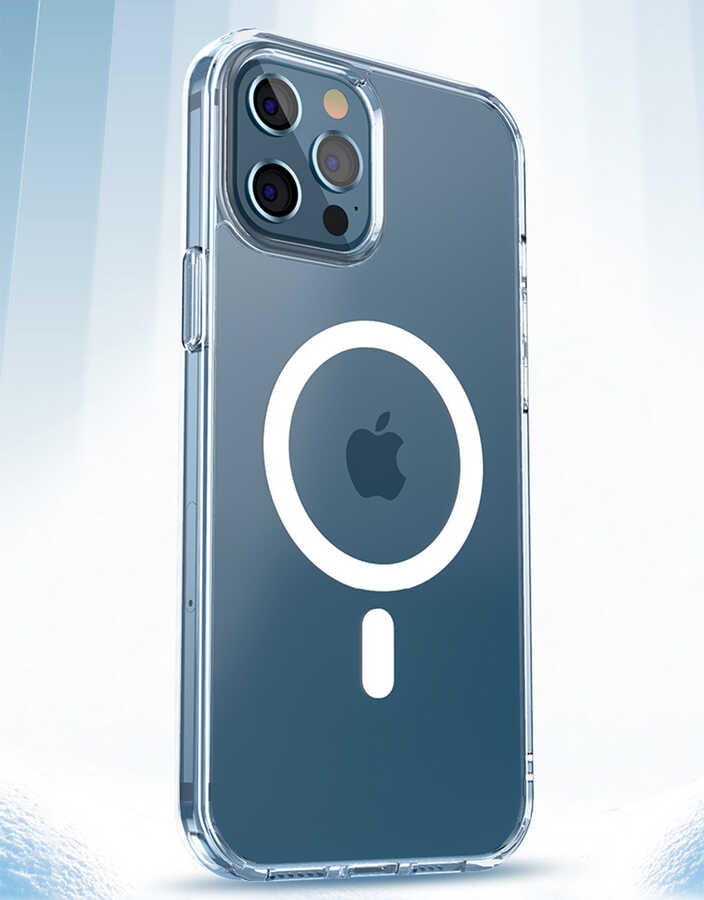 Apple iPhone 13 Pro Max Uyumlu Kılıf Wiwu Magnetic Crystal Kapak - 1