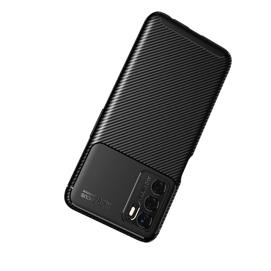 Oppo A16 Uyumlu Kılıf Zore Negro Silikon Kapak - 8