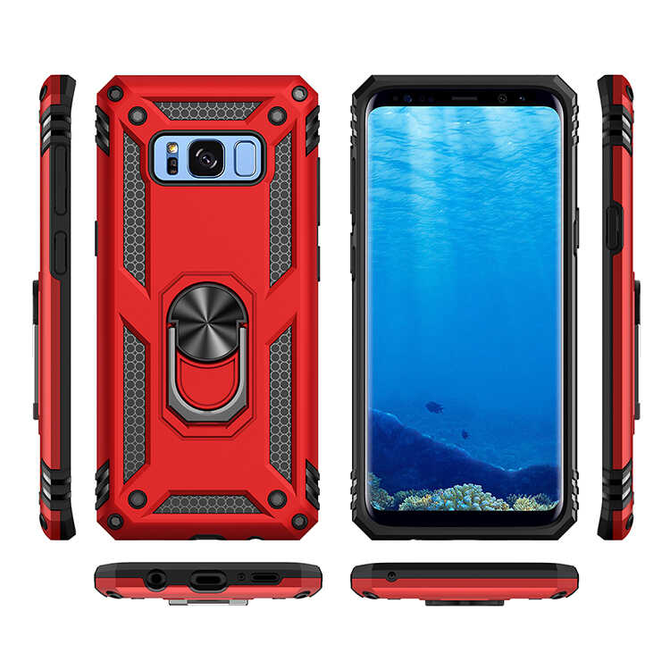 Samsung Galaxy S8 Uyumlu Kılıf Zore Vega Kapak - 4